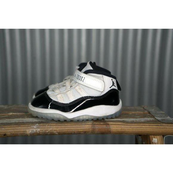 Jordan Other - Nike Air Jordan 11 Retro TD Dark Concord 378040-100 White/Black Baby Toddler 6C